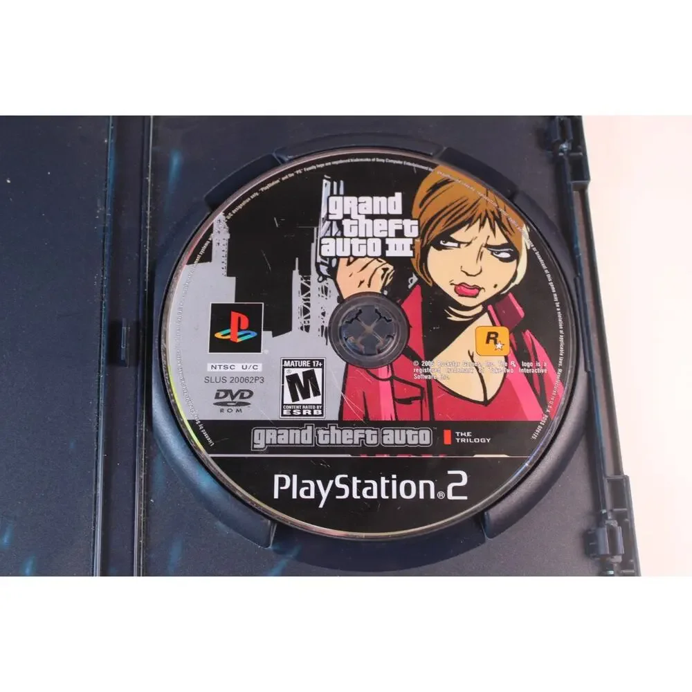 Grand Theft Auto III 3 (Sony Playstation 2, PS2) Authentic, Tested/Works